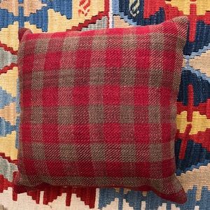 Red Hand-Woven Small Pillows